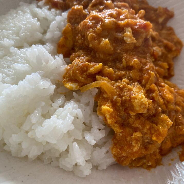 やみつきカレー風エビのカレー